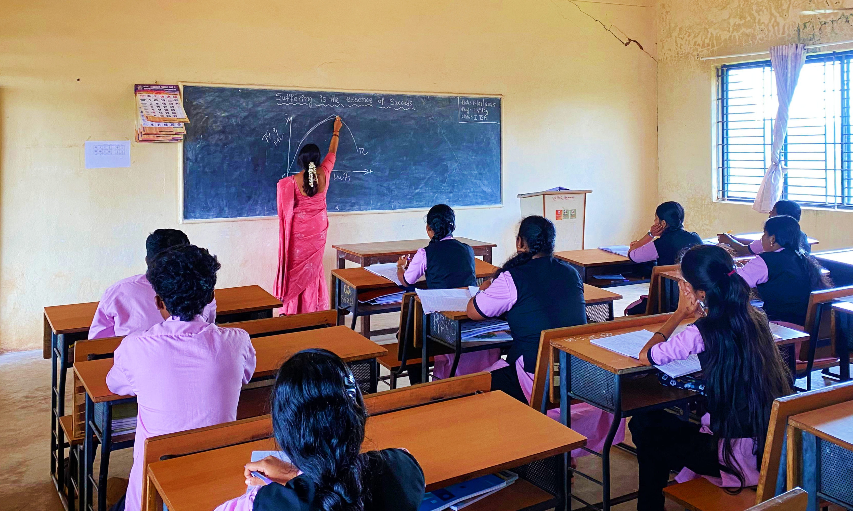 B.A. students in a debate